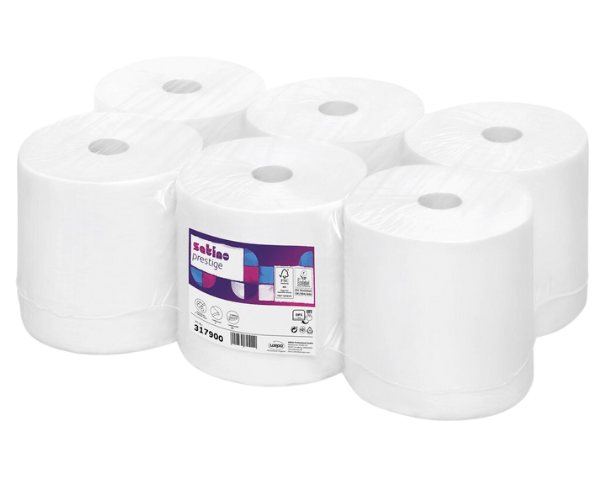 Satino cf1 prestige handdoekrol centerfeed 2-laags (6x150m)