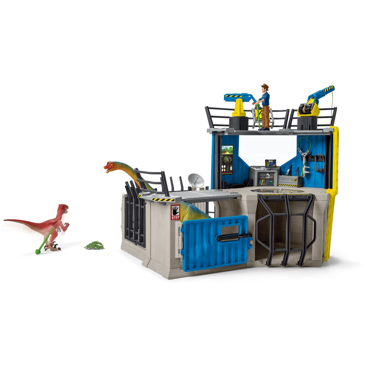 Schleich Dinosaurs Groot Dino Research Estación