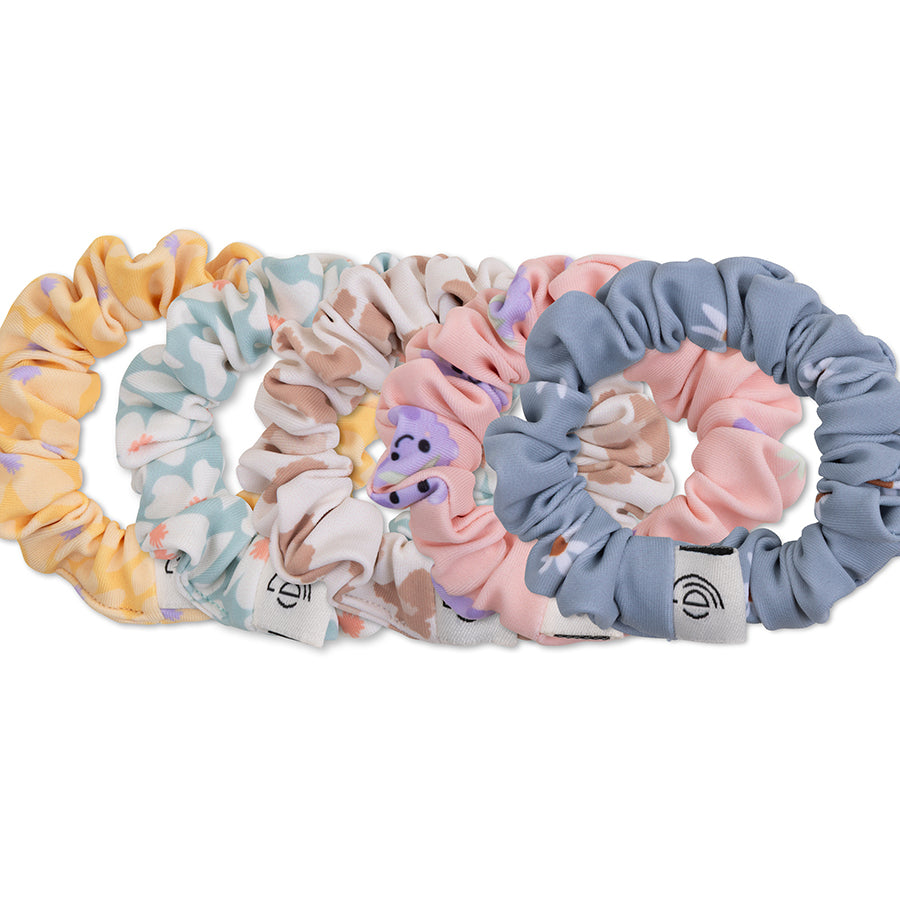 Essentials | Multicolored scrunchie - set of 5