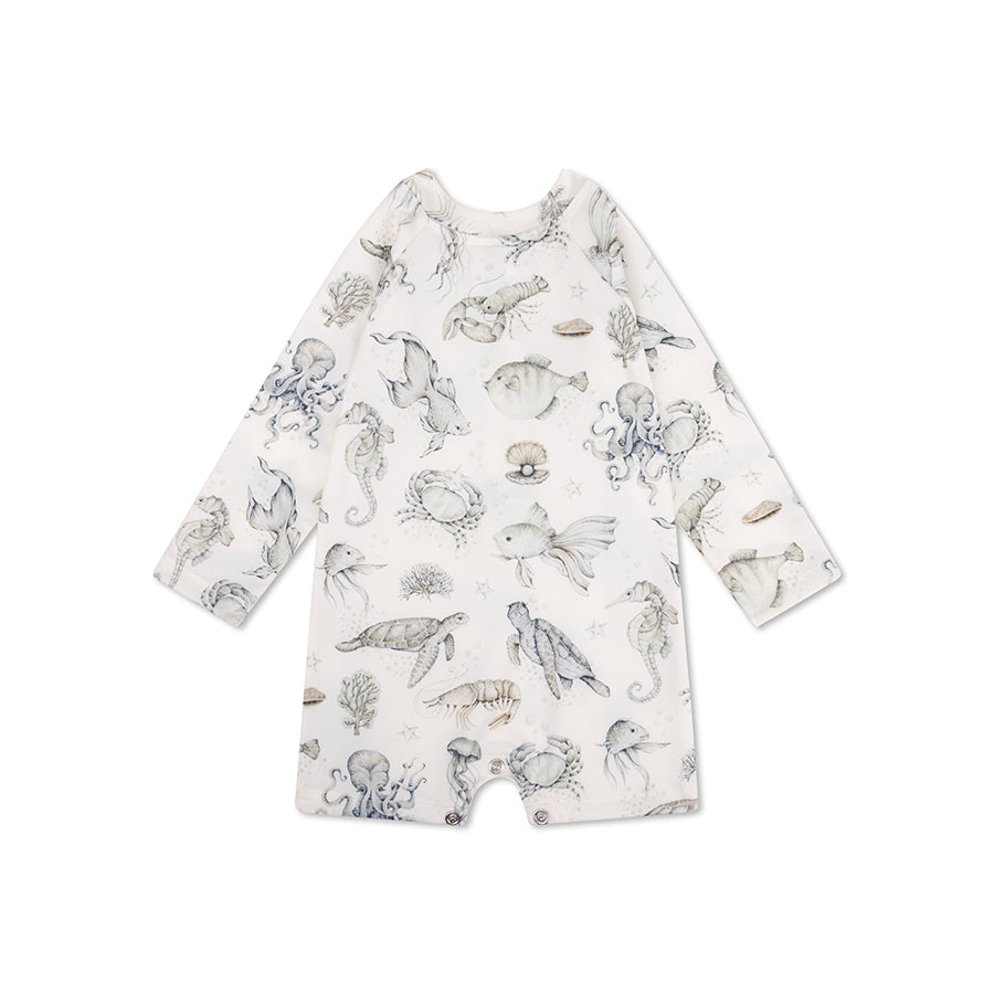 Sea Life | green UV swimsuit boys