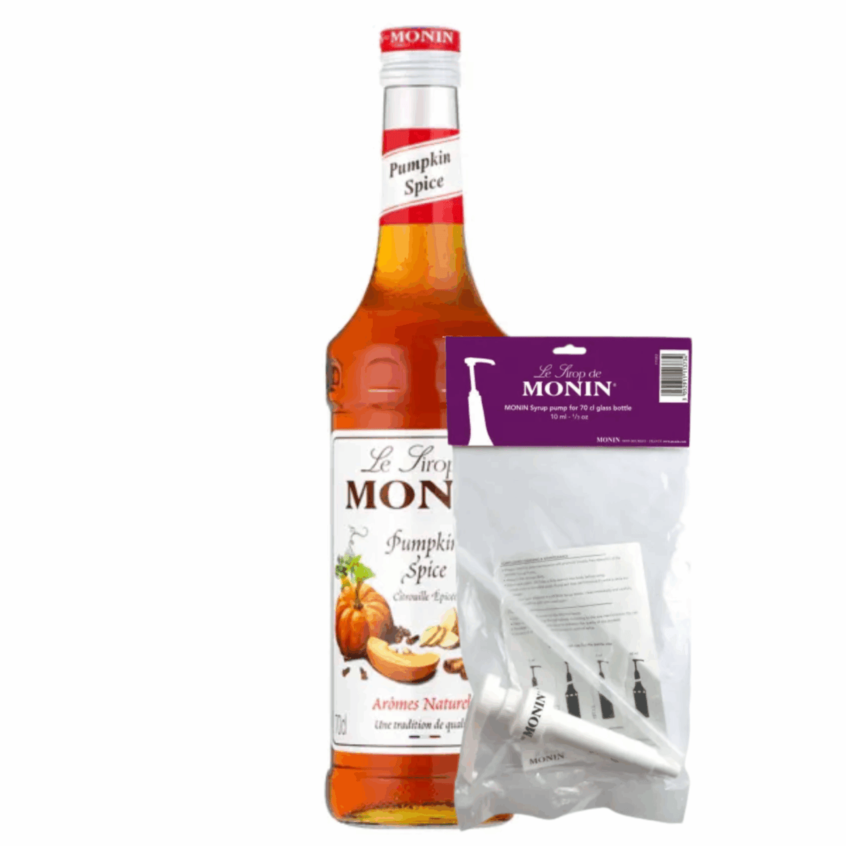 Monin sirup dýňové koření (70 cl) + pumpička na sirup (10 ml)