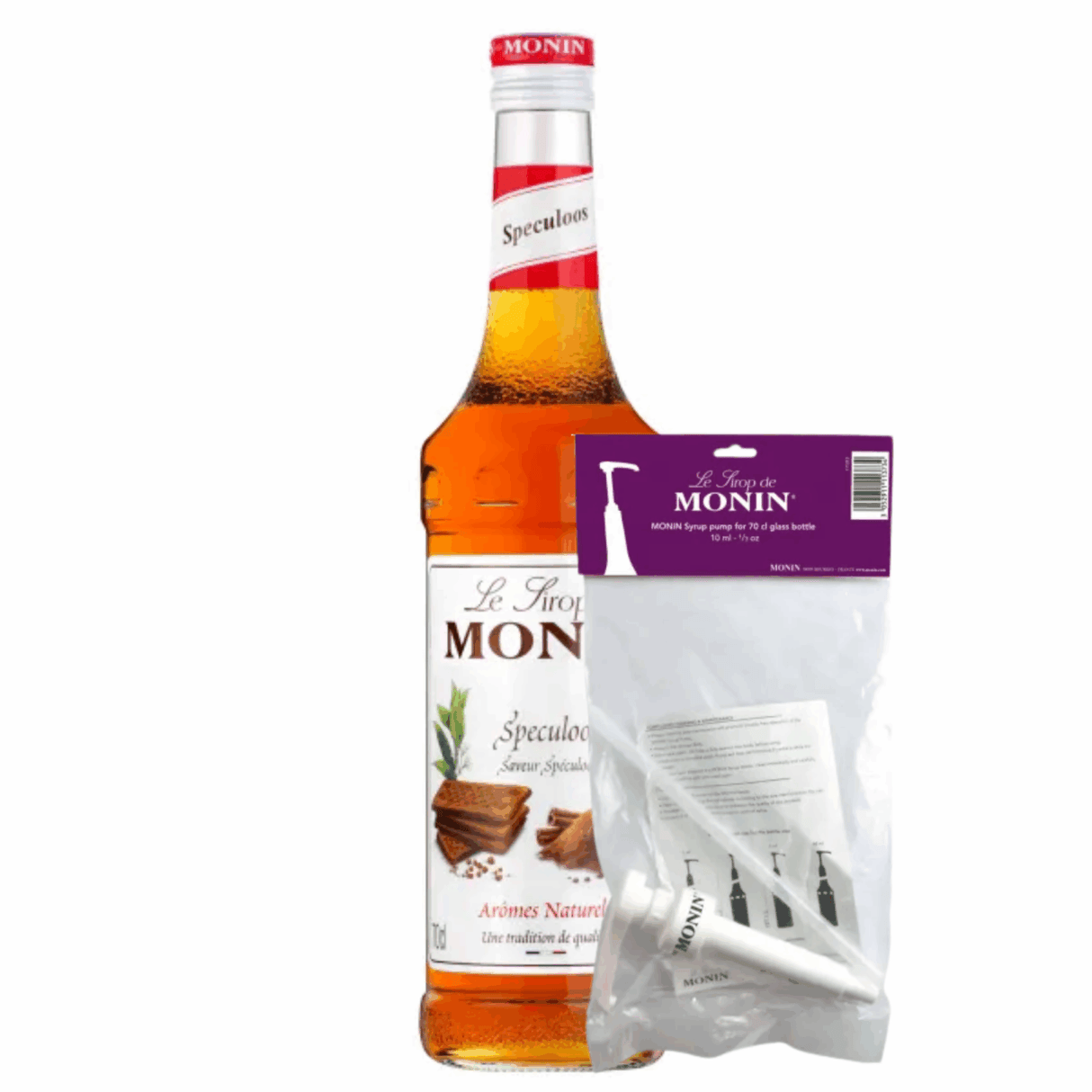 Monin syrup speculoos (70 cl) + syrup pump (10ml)