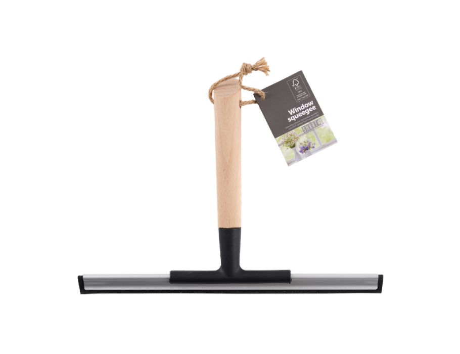 Интелигентна дървена чистачка за прозорци