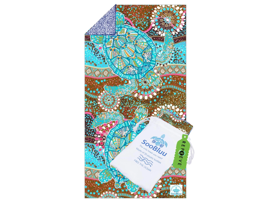 TOOB DE BEACH SOOBLUU XL - Tortuga - 100x190cm