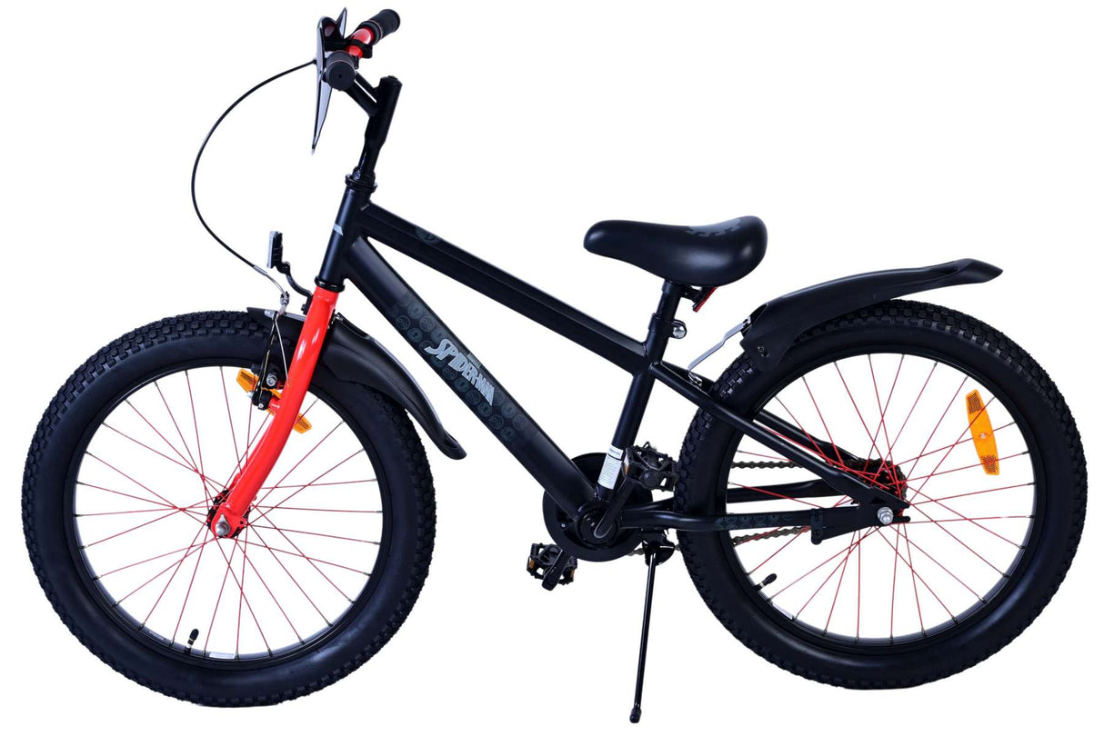 Spider -Man - Bicycle pour enfants - garçons - 20 pouces - Matt Black