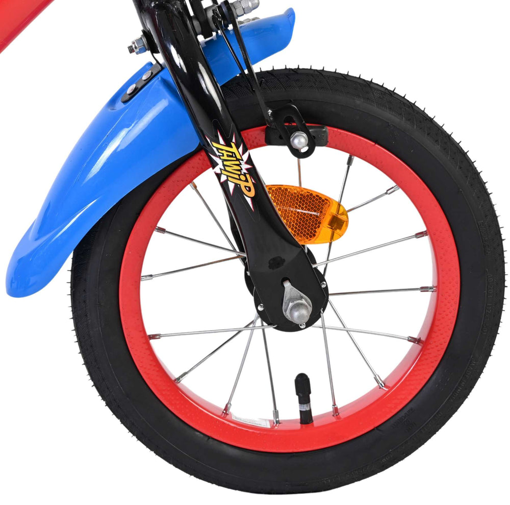 Spiderman Spider-Man children's bicycle - boys - 12 inch - blue-red - two hand brakes