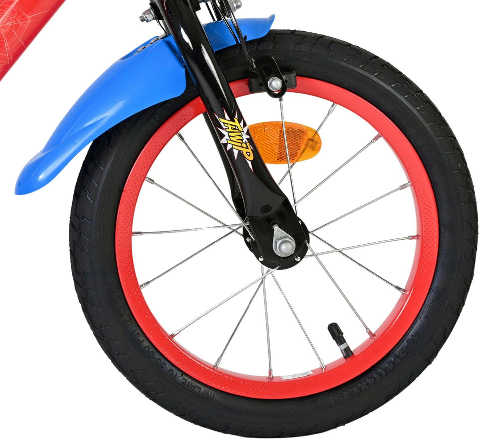 Spiderman Marvel Spider-Man children's bike - boys - 14 inch - red blue