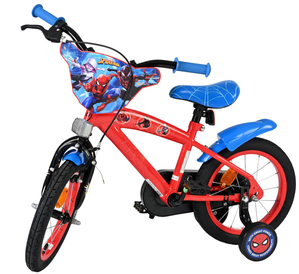 Spiderman Marvel Spider-Man children's bike - boys - 14 inch - red blue