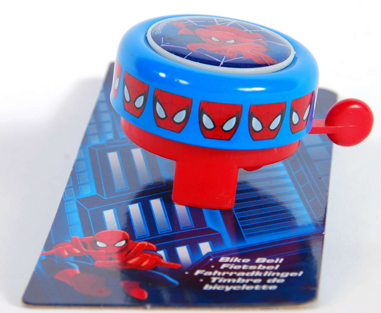 zvonček na bicykel Spider-Man modrý červený 54 mm