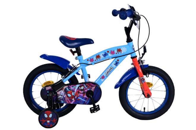 Spidey Children's Bicycle - Jungen - 14 Zoll - Blau - Zwei Handbremsen