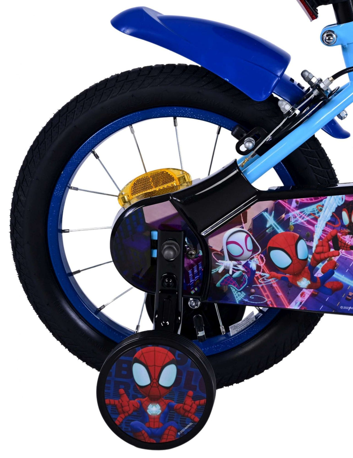 Spidey Children's Bicycle - Jungen - 14 Zoll - Blau - Zwei Handbremsen