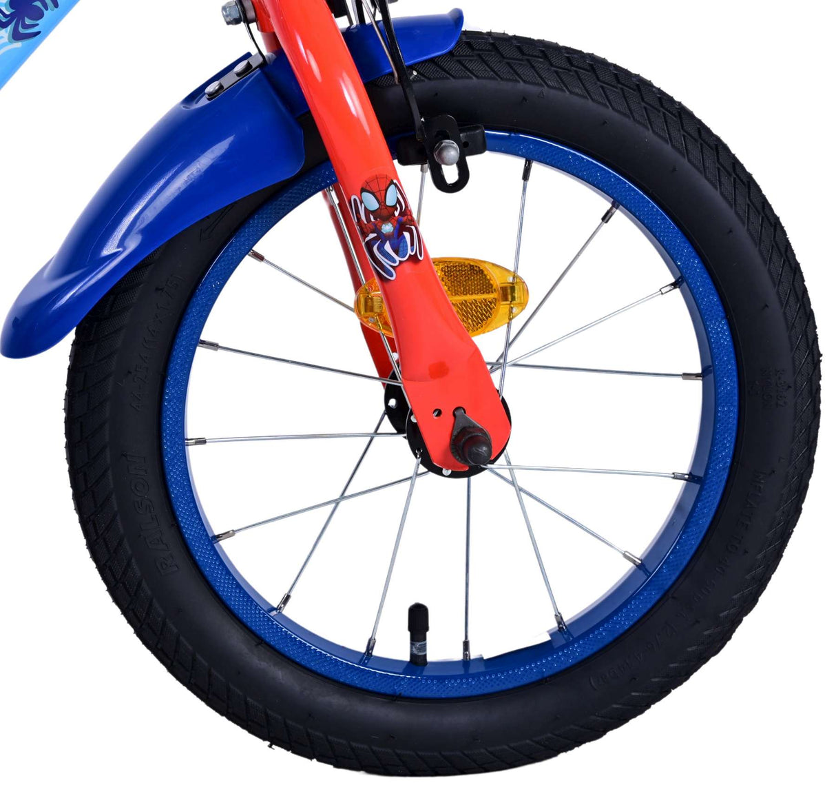 Spidey Children's Bicycle - Jungen - 14 Zoll - Blau - Zwei Handbremsen
