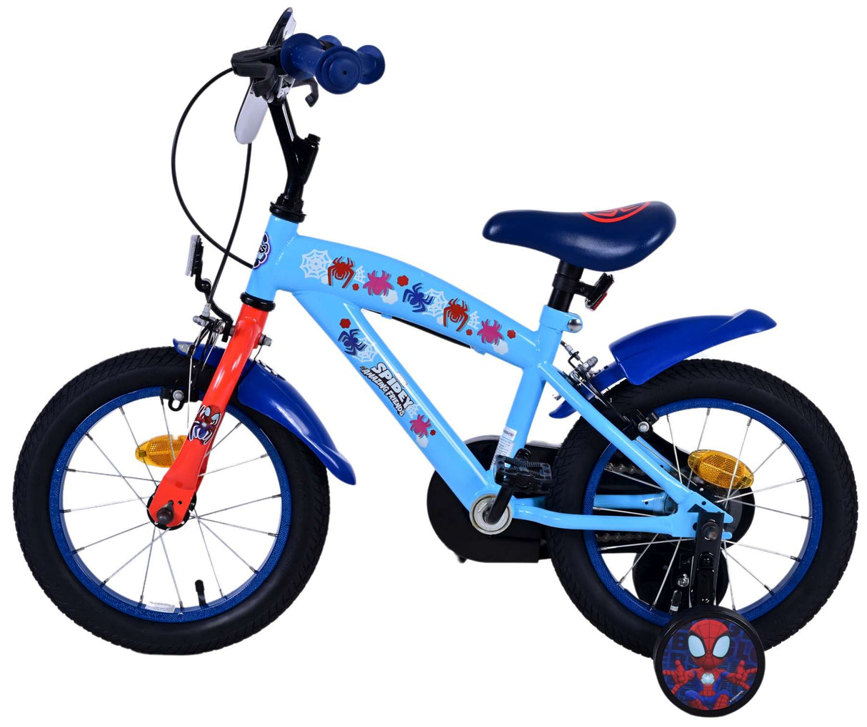 Spidey Children's Bicycle - Jungen - 14 Zoll - Blau - Zwei Handbremsen