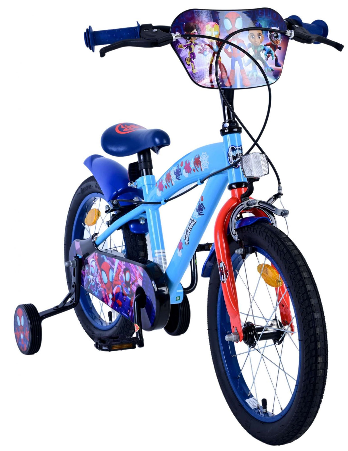 Spidey und seine erstaunlichen Freunde Spidey Kinderbike - Jungen - 16 Zoll - Blau - Zwei Handbremsen