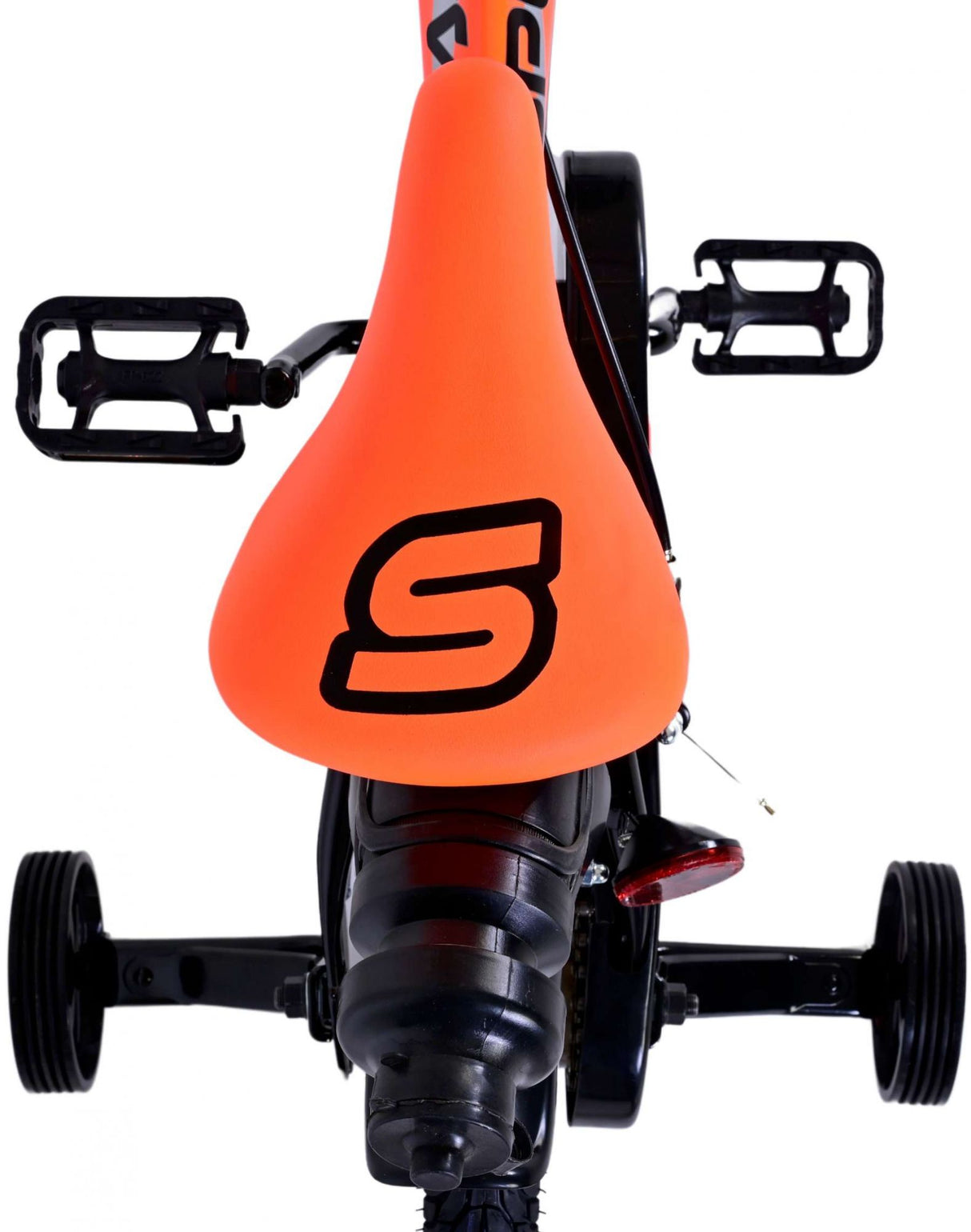 Valorare SportVo Children's Bike Boys da 14 pollici Neon Oranje Black Freni a due mani