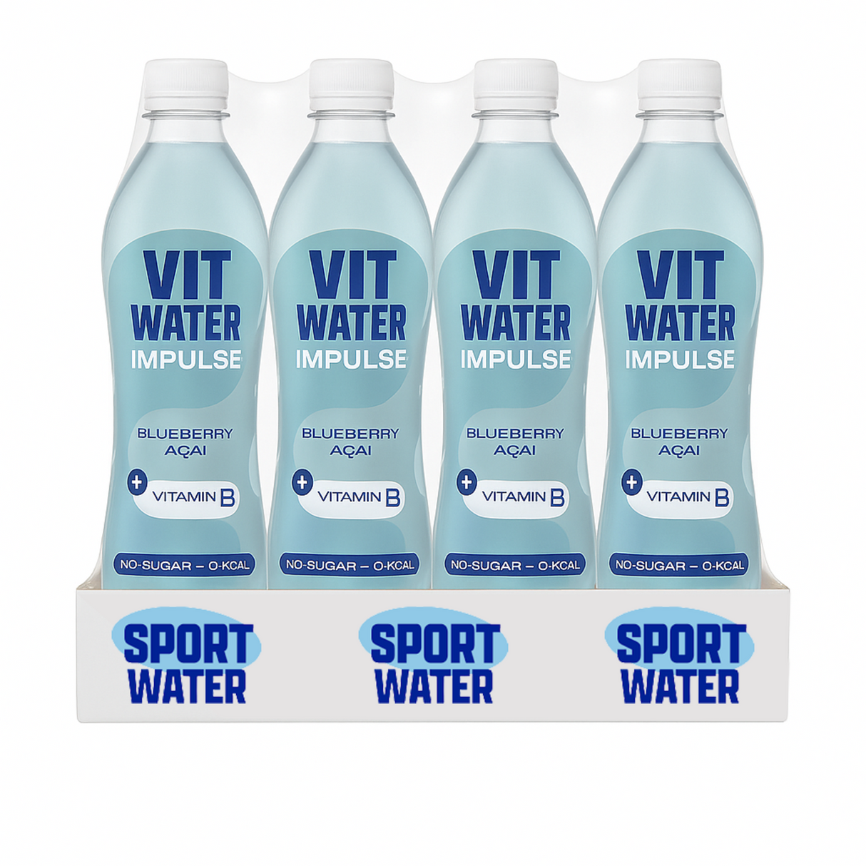 Sportvatten vitvatten impulslock (12x 500ml)