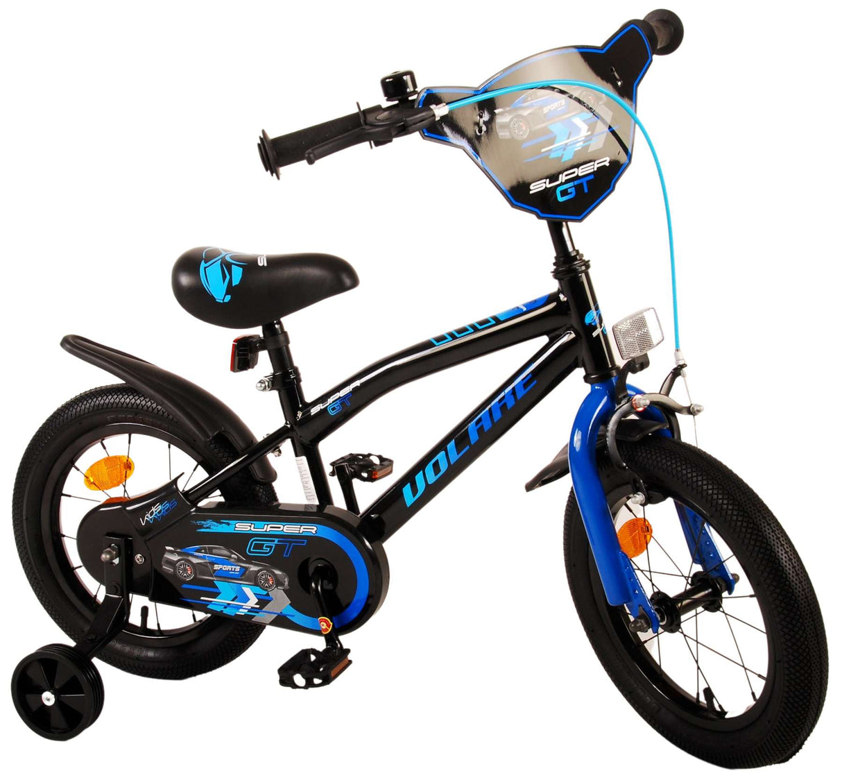 Volare Super GT Children's Bike - Boys - 14 cali - niebieski