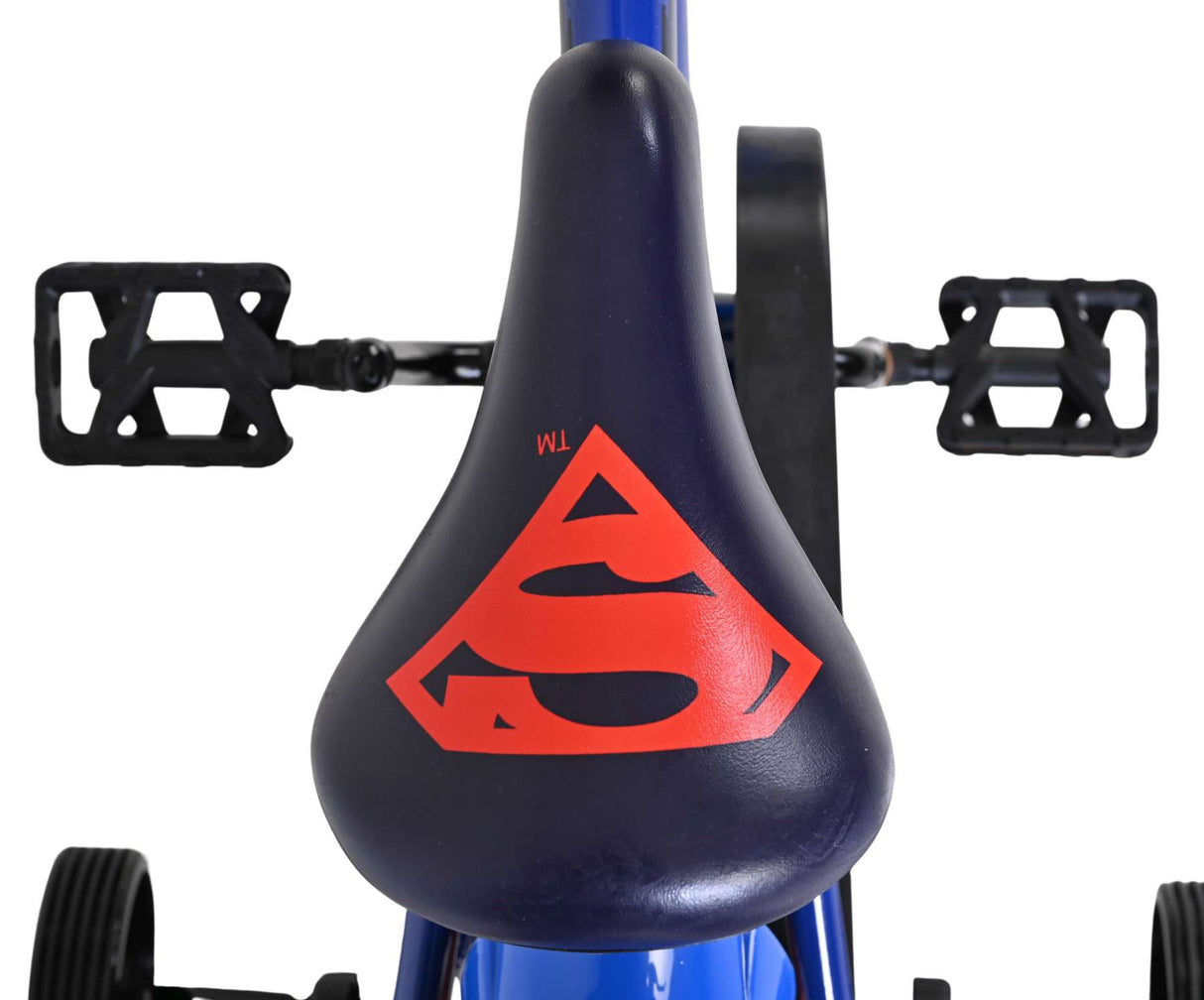 Superman kinderfiets - jongens - 12 inch - blauw