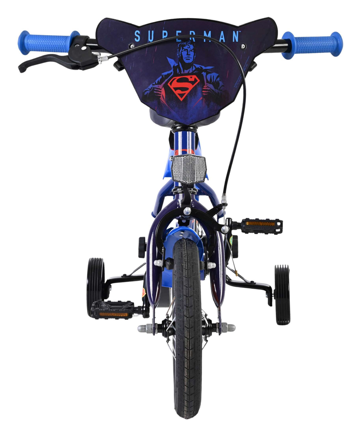 Superman kinderfiets - jongens - 12 inch - blauw