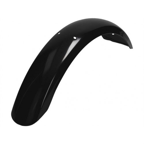 Tomos front mudguard v nm fork (flexer) gloss black org.