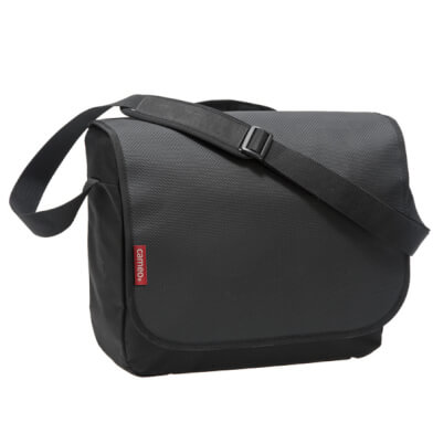Nová taška cez rameno Looxs Messenger Cameo - čierna, polyester, suchý zips, 12L, 38x29x11cm, vodoodpudivá