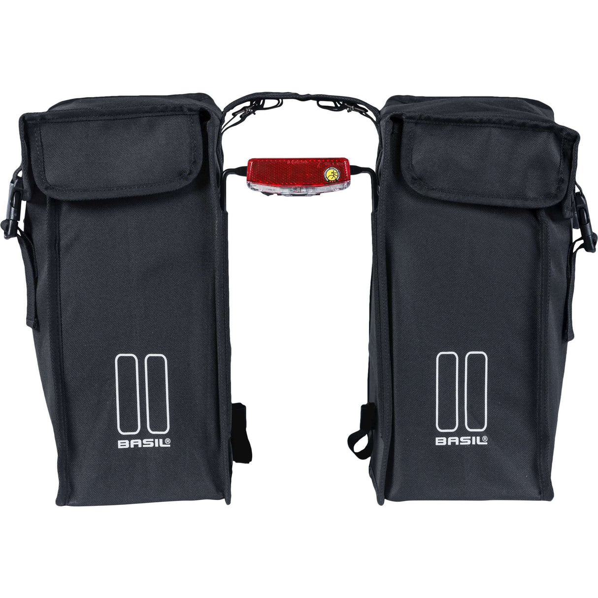 Basil Mara XXL podwójna torba rowerowa - 47L - Ladies HErens - City City - Black