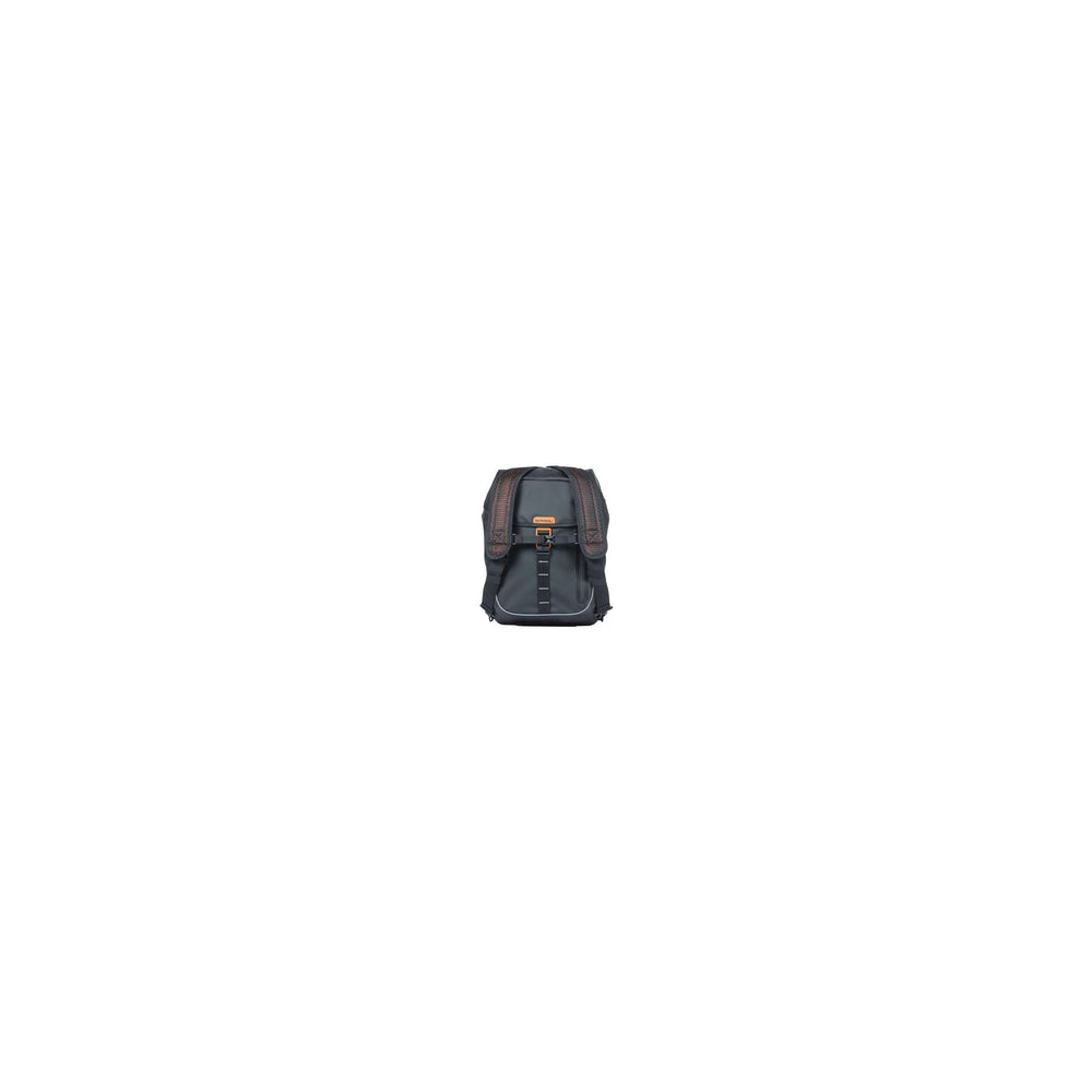 Basil Miles de láminas mochila para bicicletas - mochila negra impermeable para hombres y mujeres, 17 litros de contenido