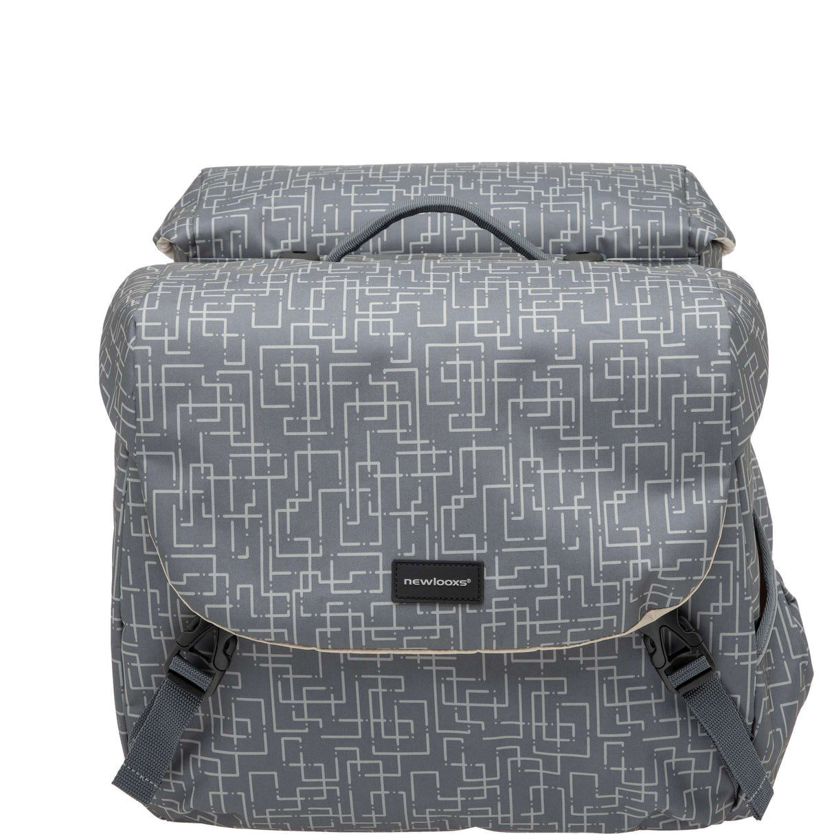 Mondi Joy Double Bicycle Bag - Racktime Snap -it - Voda -repedenca Poliester - 38L - Ivy oreh