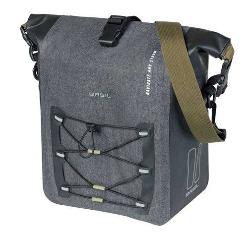Basil Navigator Storm M - Sac à vélo sportif et fonctionnel - noir