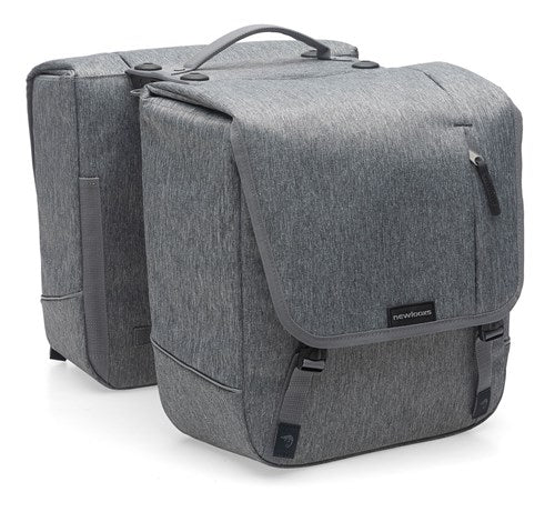 Nova Double - Double pannier, gray, water-repellent