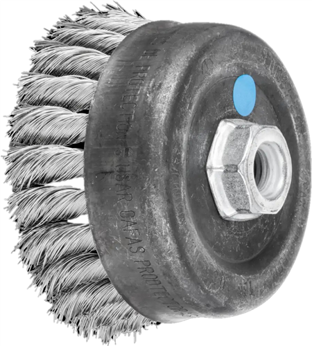 Pferd komborstel rvs 100mm m14 0.35 pos (u)