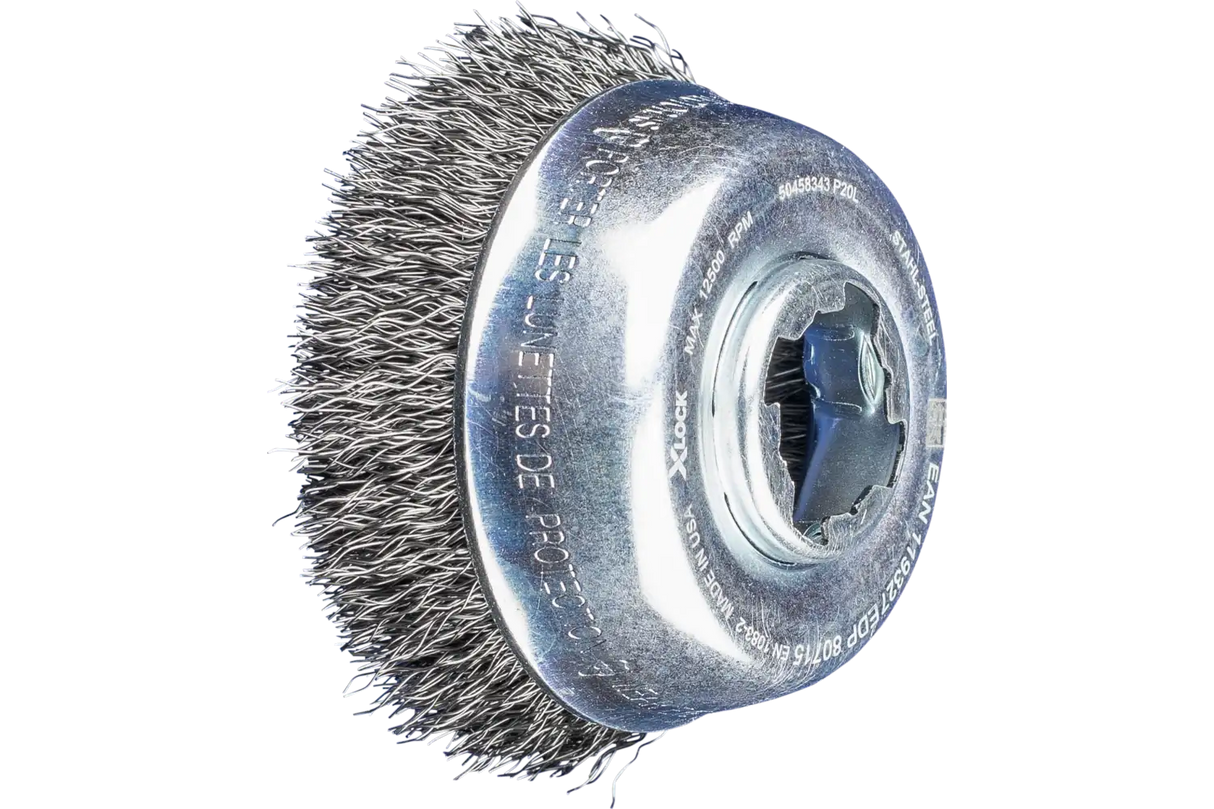 Pferd komborstel staal 75mm 0.30 x-lock pos