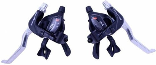 Superior Sunrace handlebar adjusters 3v 7v with brake lever black silver