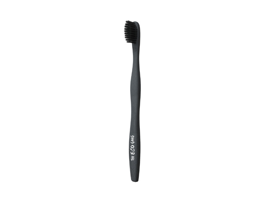 The Eco Gang plant-based toothbrush - sensitive - black
