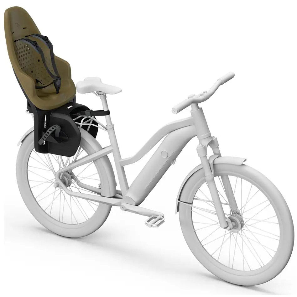 Thule Yepp 2 Rear child bike seat Maxi Nutria Green Carrier 12041304