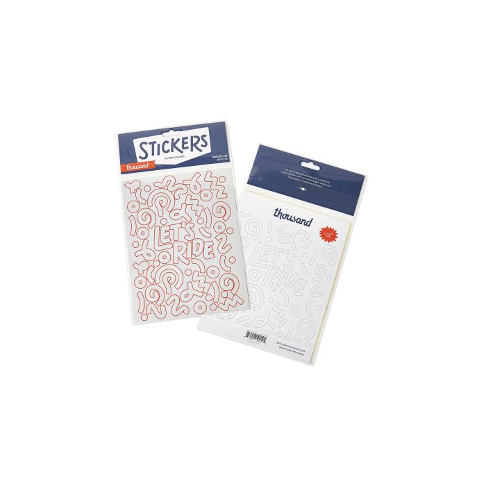 Thousand jr. helmet stickers - super shapes