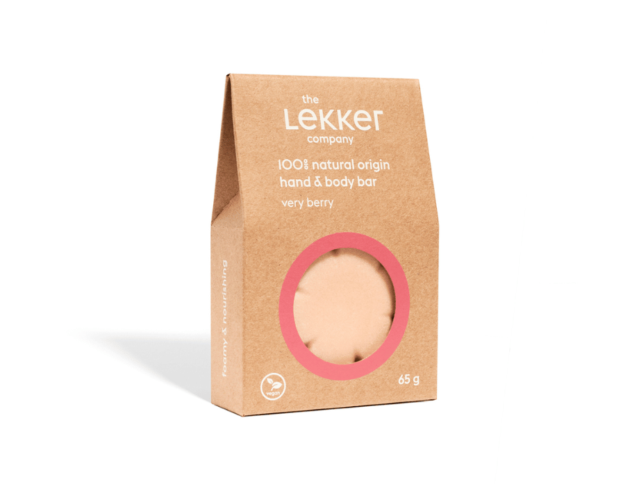 Die Lekker Company Natural Hand Body Bar - sehr Berry