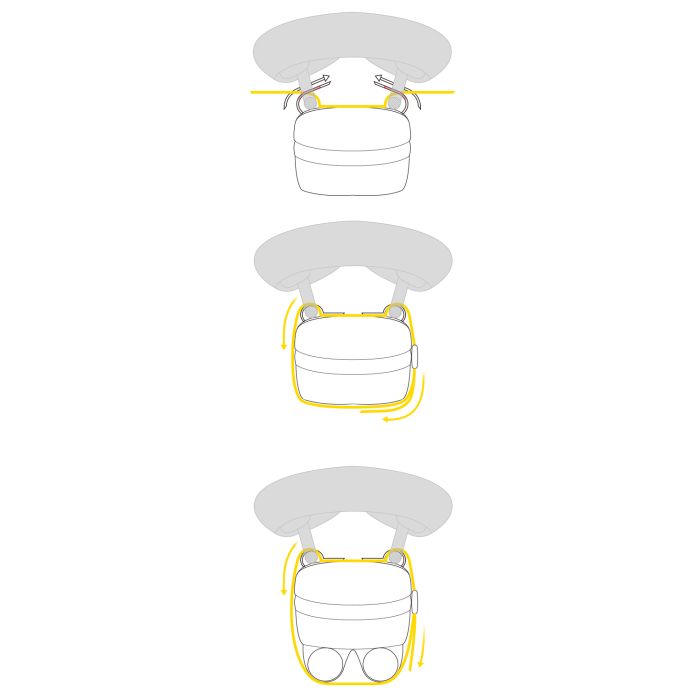 Topeak elementa seat bag - green - xs