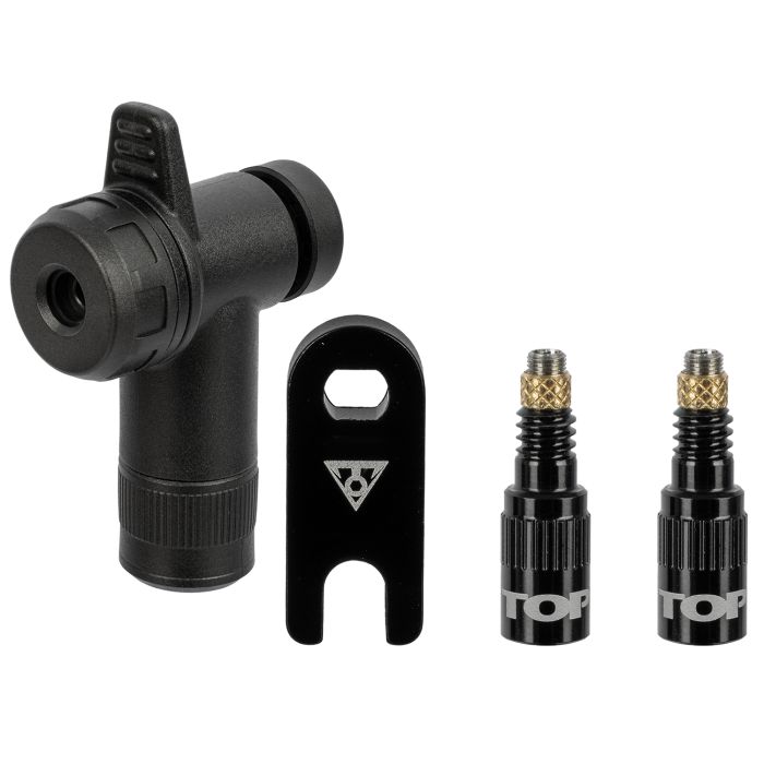 Topeak turboflow combo with rapidhead