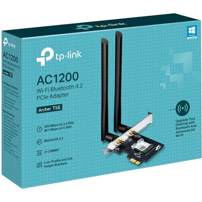 TP-Link TP-Link Archer T5E AC1200 Wi-Fi Bluetooth 4.2 Adattatore PCIE