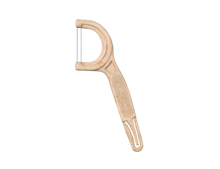 The eco gang toothpicks with dental floss - mint