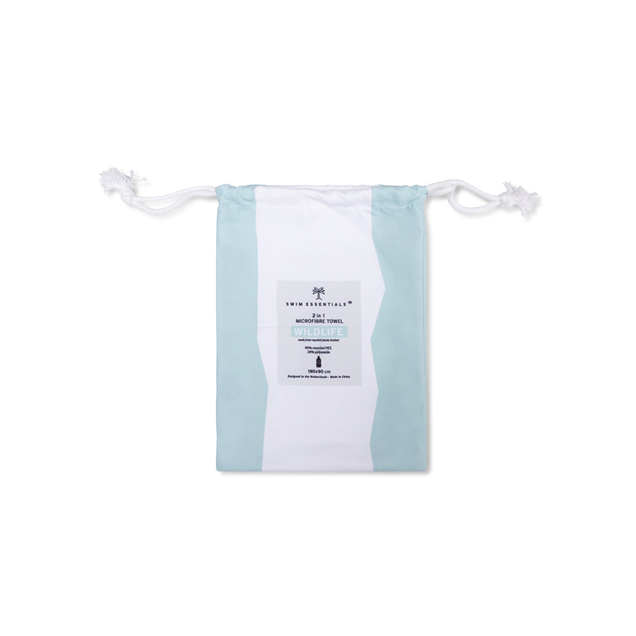 The Beach Club | Toalla de microfibra verde 180 x 90 cm