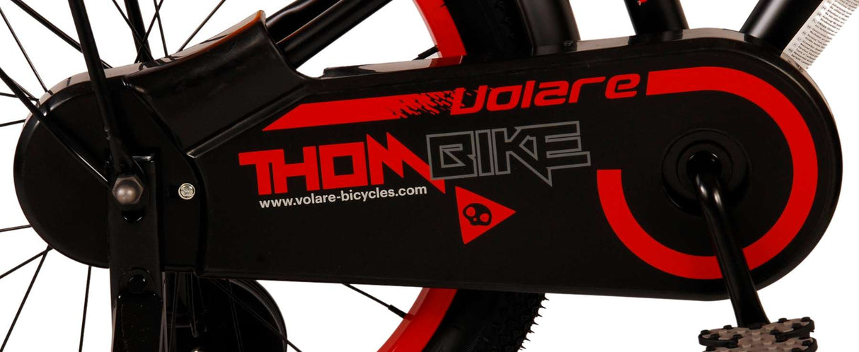 Dětské kolo Volare Thombike - chlapci - 18 palců - černá červená