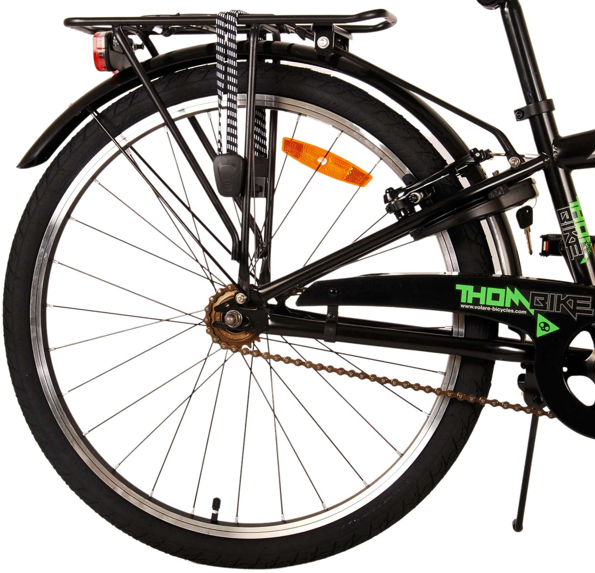 Volare Thombike children's bike - Boys - 24 inch - Black Green - Two hand brakes