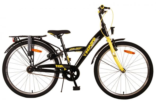 Volare Thombike Children's Bike Boys 24 pouces Black jaune deux main freins