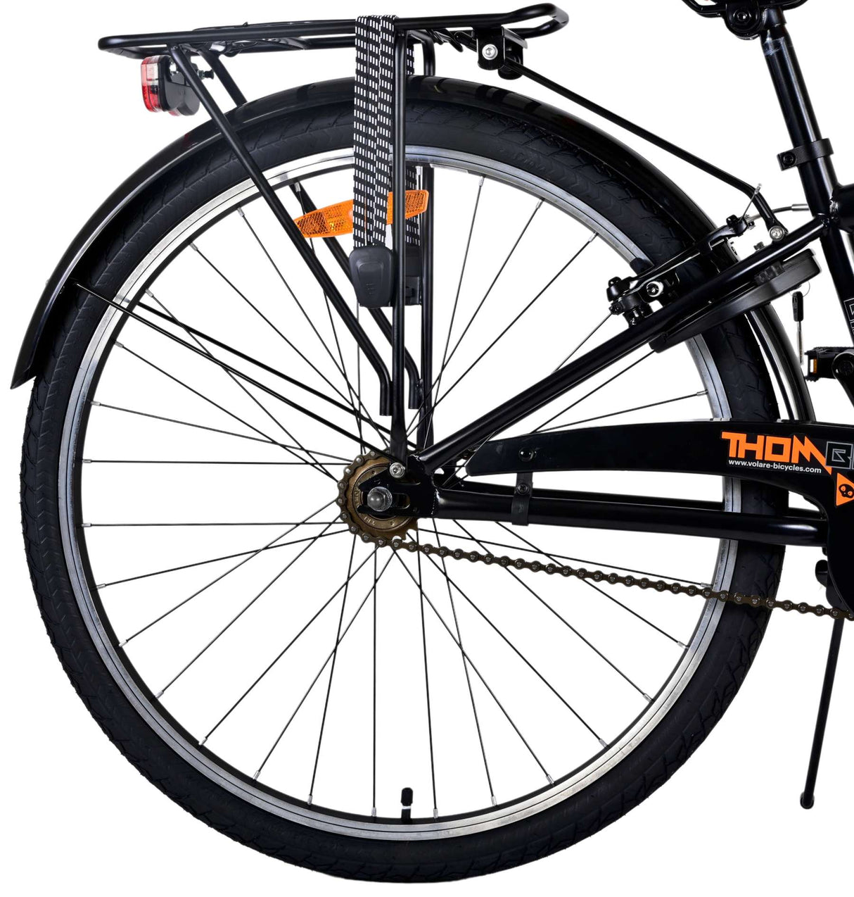 Volare Thombike Children's Bike Boys 26 Inch Black Orange Two Hand Brakes