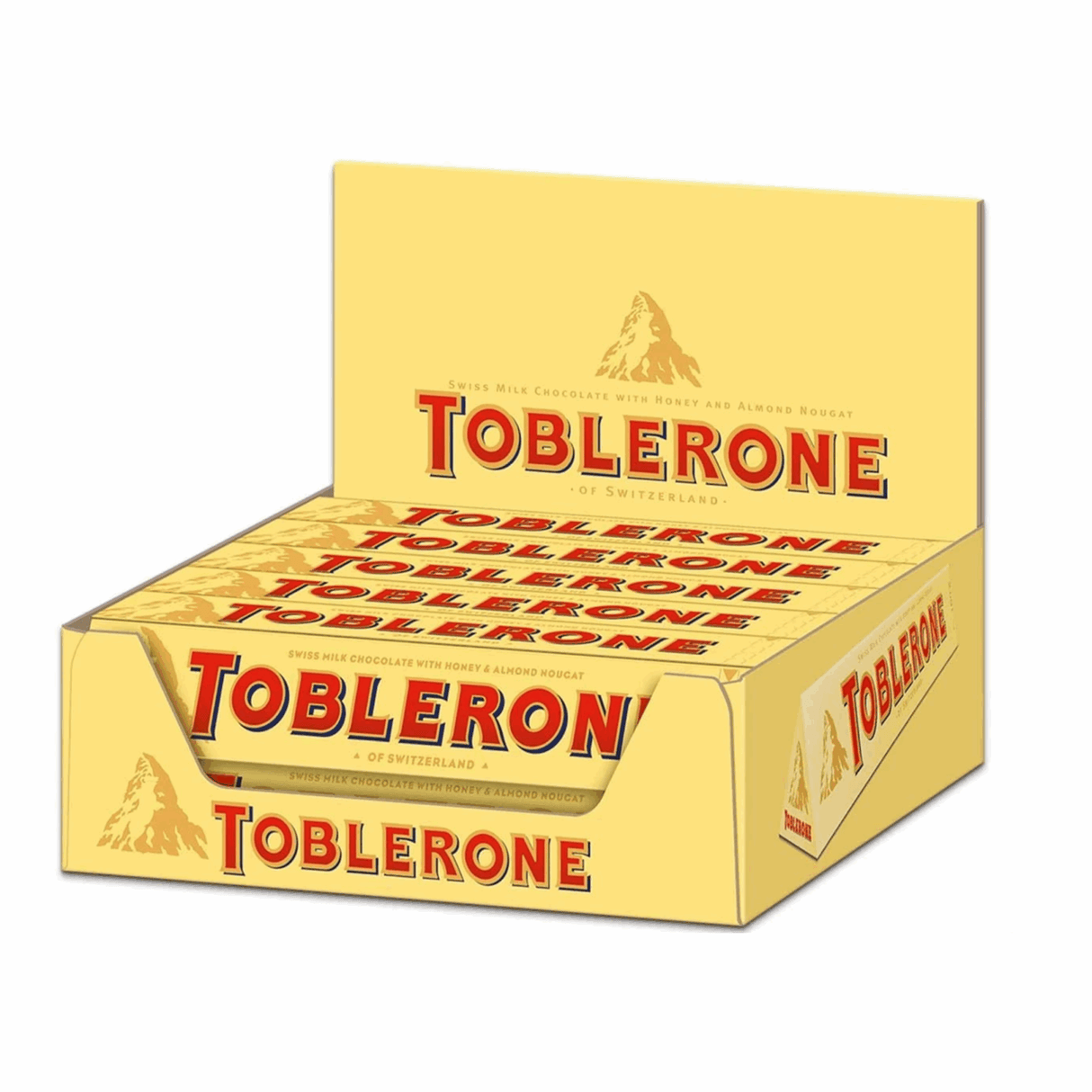 Toblerone milk chocolate yellow (20x 100gr)