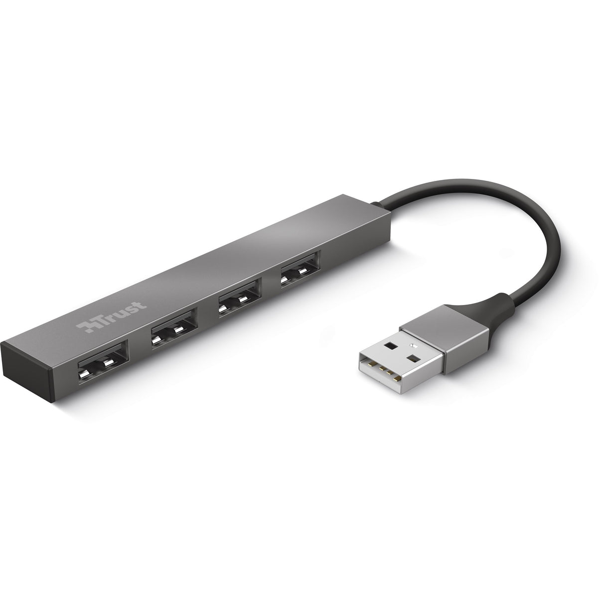 Trust Halyx Aluminium 4-Port Mini USB Hub