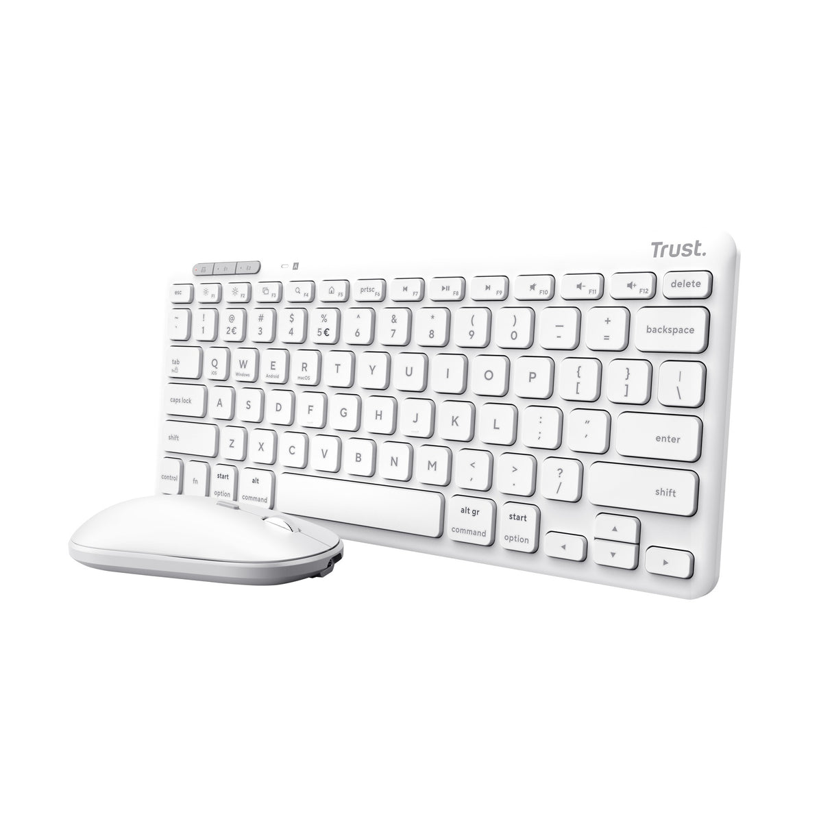 Vertraue Lyra Multi-Gerät Wireless Tastatur Maus