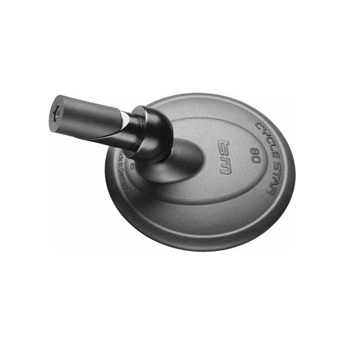 Busch muller bumm spiegel 80mm rond bev.in stuur zwart 903 2